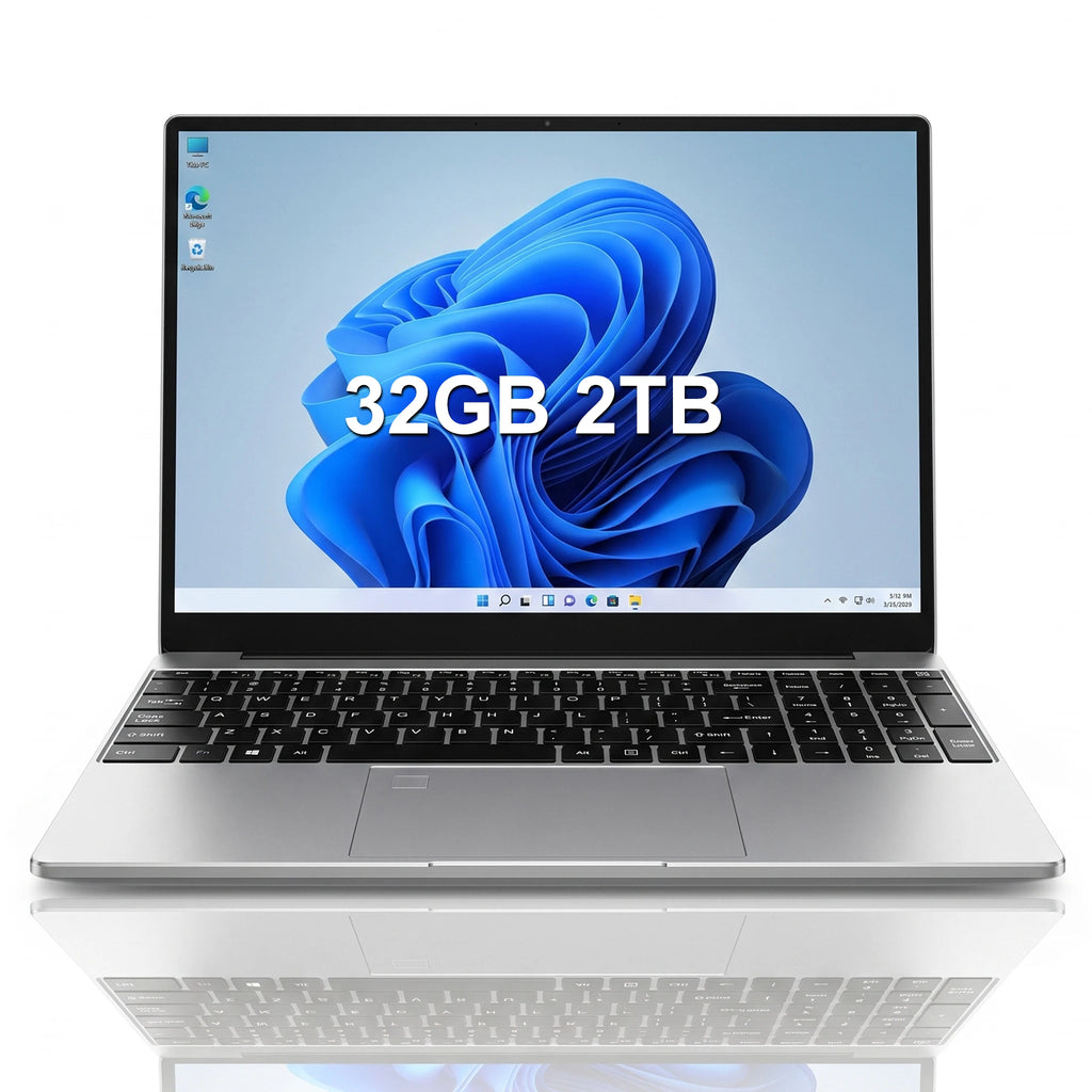 Portátil LENO de 15.6 pulgadas, Intel Core i9 9900, Windows 11, 32 GB, 2 TB, desbloqueo por huella dactilar, 1080P HD, ordenador para juegos, PC Gamer, oficina, portátil ultrafino