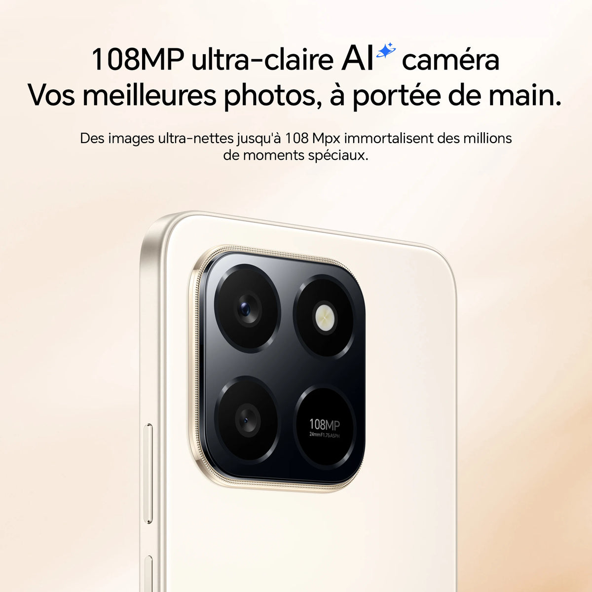 HONOR 400 Smart 4G Smartphone Dual SIM NFC Android 15, 6500mAh, 108MP + 2MP, 6.77", 5 estrellas SGS & IP65