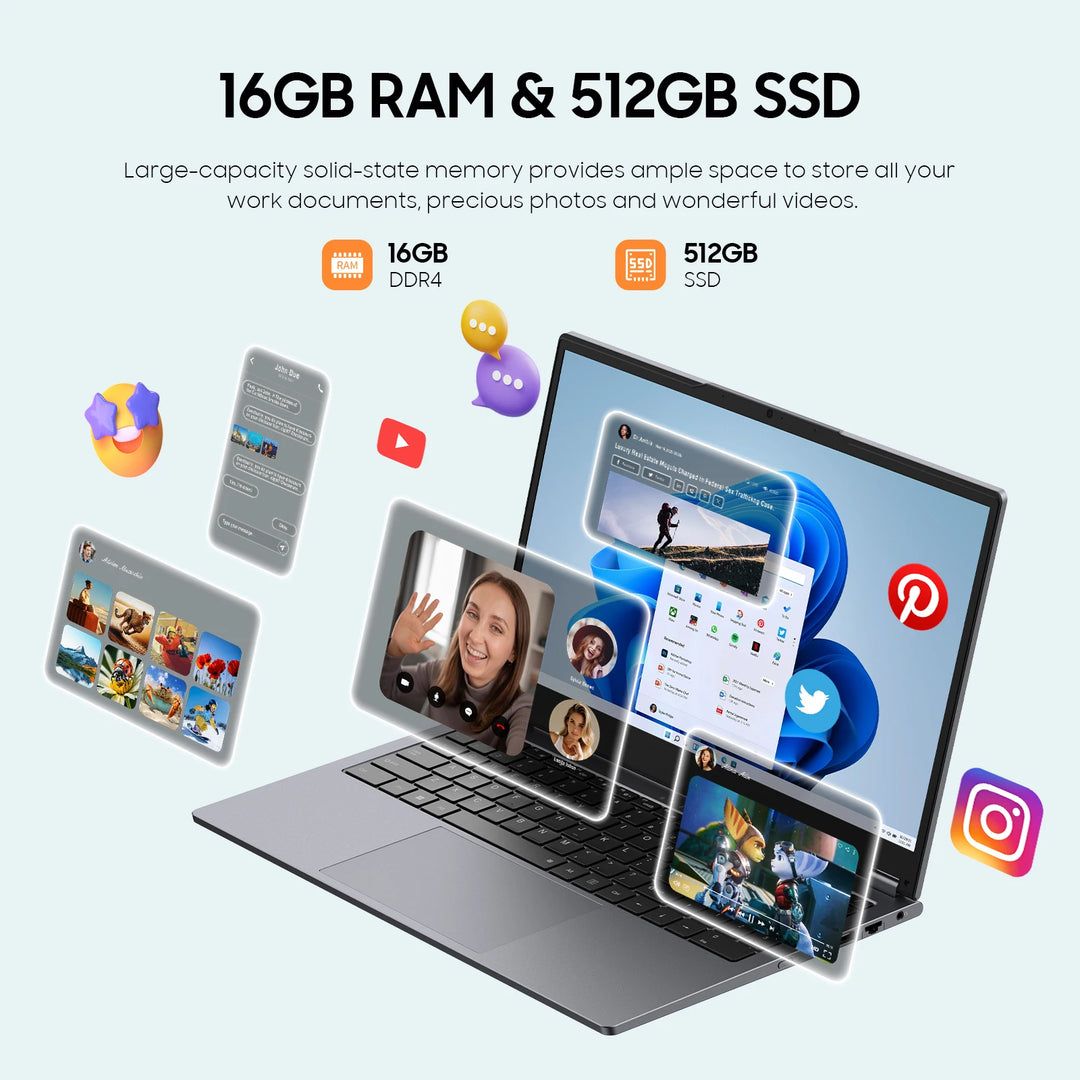 HYPERSTRIX, portátil 2 en 1 con pantalla táctil de 15,6 pulgadas, procesador Ryzen R3-3200U (hasta 3,5 GHz), 16 GB de RAM, SSD de 512 GB, diseño 360. °   Teclado retroiluminado para portátil con pantalla IPS FHD, puerto