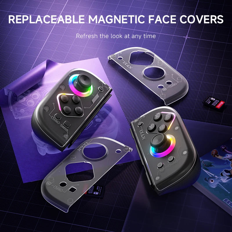 Control Inalámbrico para Juegos NYXI Hyperion 2 Compatible con el Modo de Mesa y el Modo Portátil de Switch para 2 Jugadores
