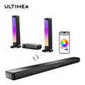 Barra de Sonido ULTIMEA Apollo S70 de 180W y 5.0 Canales para Smart TV, Barra de Sonido para PC con Luz RGB, Barra de Sonido Desmontable para TV con Control por Aplicación, HDMI-ARC/OPT/AUX