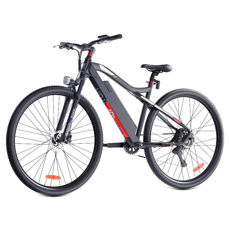 29 Inch E-Mountain Bike 250W Rear Motor 36V 13Ah Lithium Battery 9 Speed Disc Brakes Electric Bike 25Km/H E-Bike 60Km Range Wanda 2.25 Tires Aluminum Frame 140kg Load Capacity Ip54 Men Women Pedelec City Commuter All-Terrain