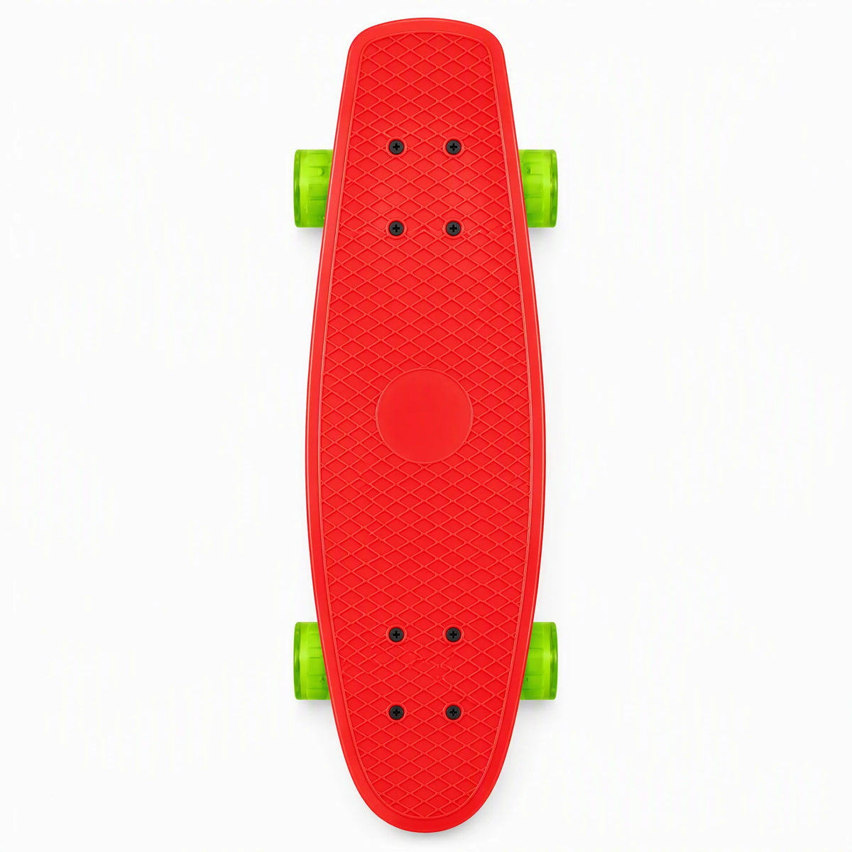 Mini Cruiser,Monopatín completo de 68,5 cm con ruedas luminosas y textura de rejilla para mejorar el agarre. Ideal para practicar y disfrutar al aire libre