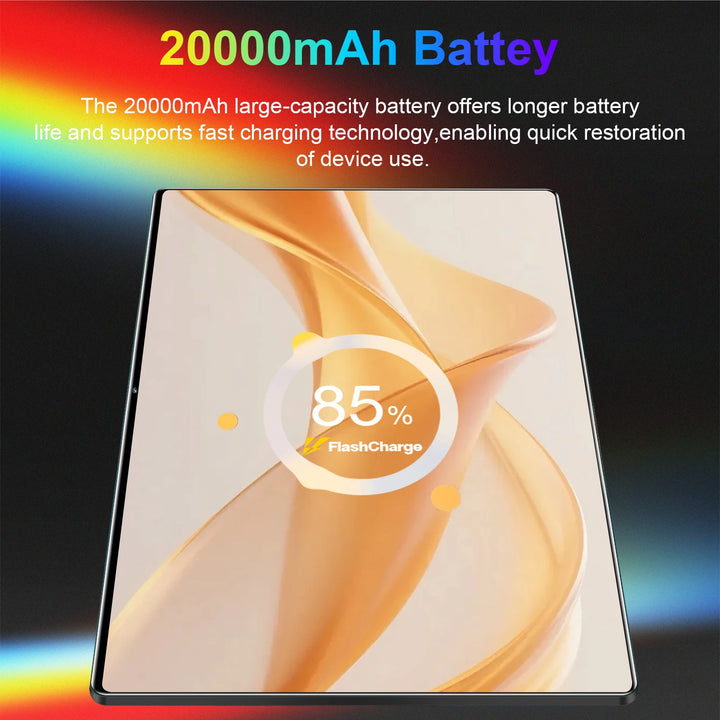 Tableta Android de 10.36 pulgadas, con función de llamada telefónica, Android 13, 16 GB + 1 TB, procesador de 14 núcleos, batería de 20000 mAh, Bluetooth, ideal para estudiar, jugar, trabajar en la oficina, con doble SIM,