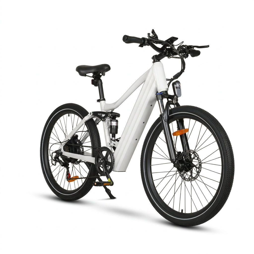 SAMEBIKE XD26-II Electric Mountain Bike, 26-Inch Adult E-Bike, 48V 14Ah Lithium Battery, 60N·m Powerful Motor, Dual-Disc Suspension System, 7-Speed Transmission, Aluminum Frame, Suitable for Urban Commuting and Outdoor Off-R