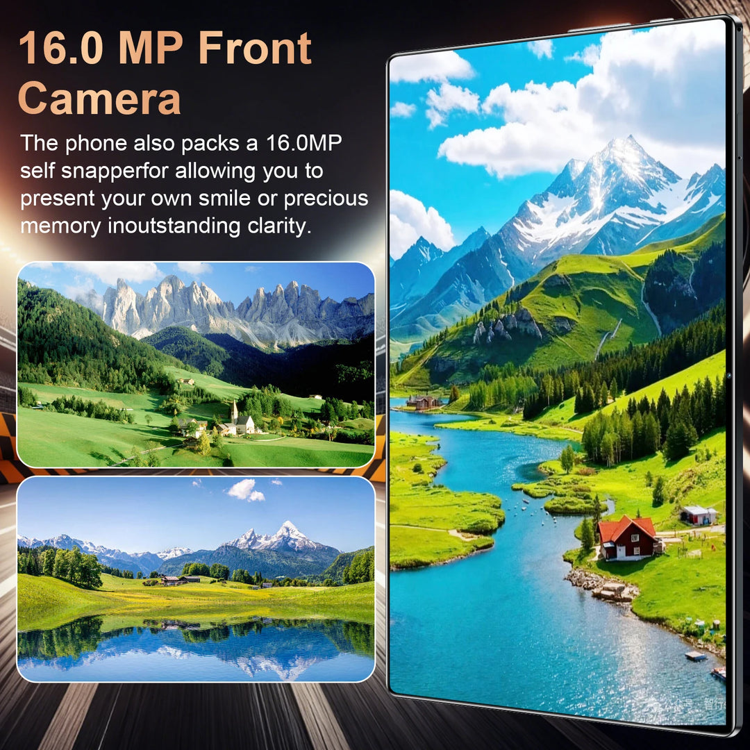 Tableta inteligente de alta gama 2026, pantalla HD de 10.36", Android 13, 14 núcleos, 16 GB de RAM, 1 TB de almacenamiento, 20000 mAh, 5G, doble SIM, Wi-Fi, GPS, doble HD, cámaras de 16 MP + 32 MP para aplicaciones multi-es