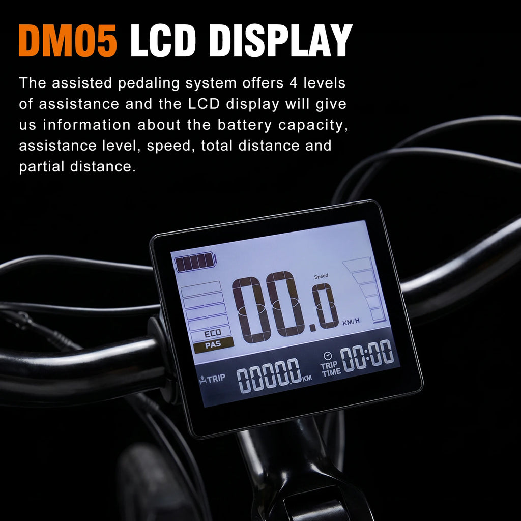 [ Duty Free ] Electric Mountain Bike EU Direct Compliant E-Bike Speed 25 km/h 250W 80N.m High Torque Hub Motor 36V 15Ah Lithium-ion Battery 120km Range 8-Speeds Hydraulic Disc Brakes New Version Electric Bicycle
