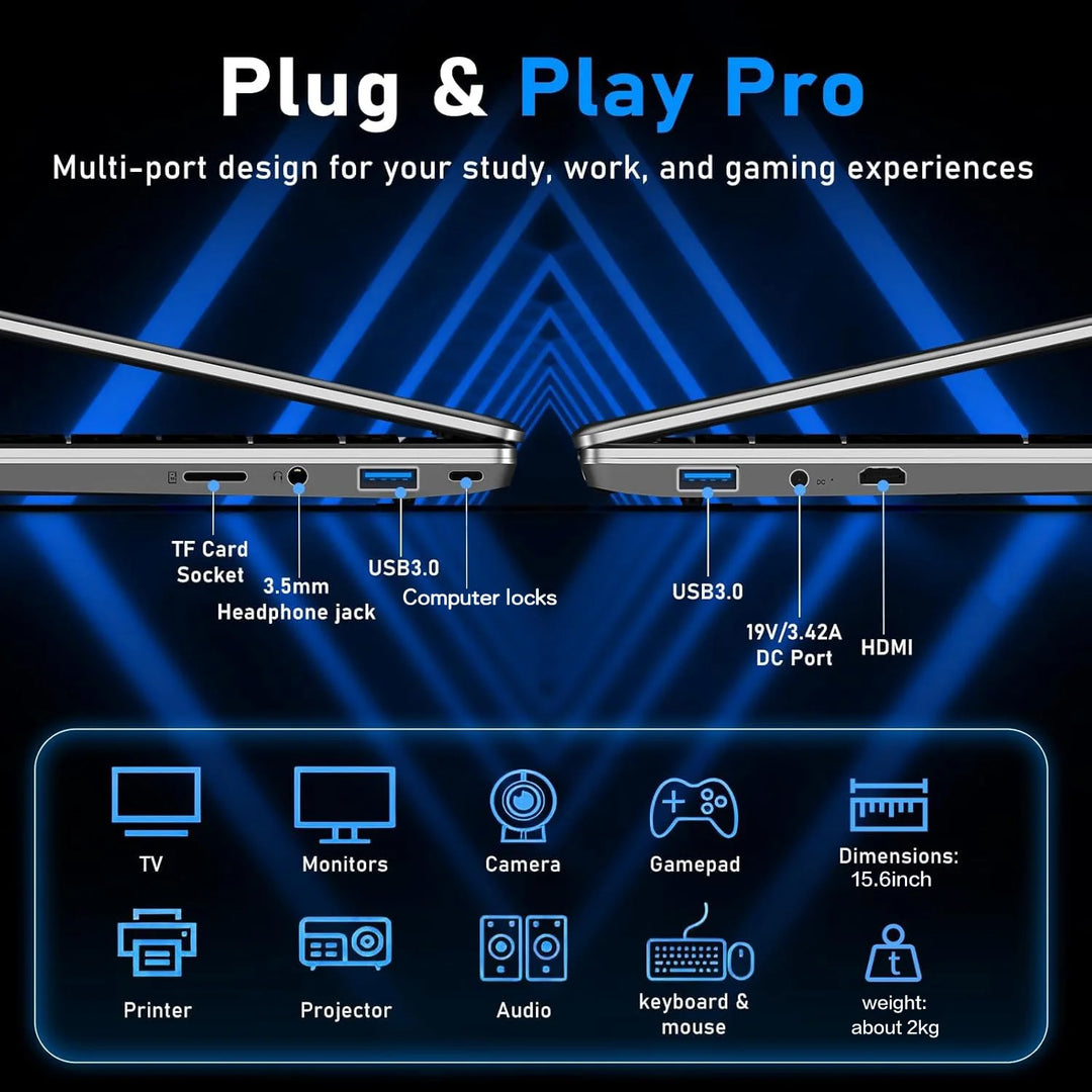 Portátil con procesador Intel Core i9 10980HK, pantalla de 15,6 pulgadas, Windows 11 Pro, ideal para oficina y juegos, 16 GB de RAM, SSD de 1 TB o 2 TB, desbloqueo por huella dactilar, resolución de 1920 x 1080, teclado ret