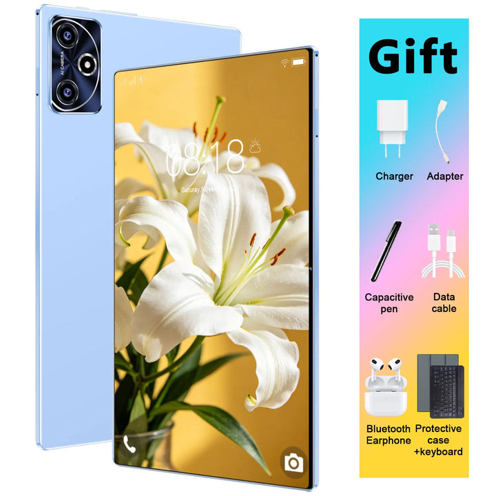 Tablet Android 13, 16 GB de RAM + 1 TB de ROM, 5G, 20000 mAh, 10.36 pulgadas, 14 núcleos, WiFi global, doble SIM, cámara de 16+32 MP, tablet para oficina