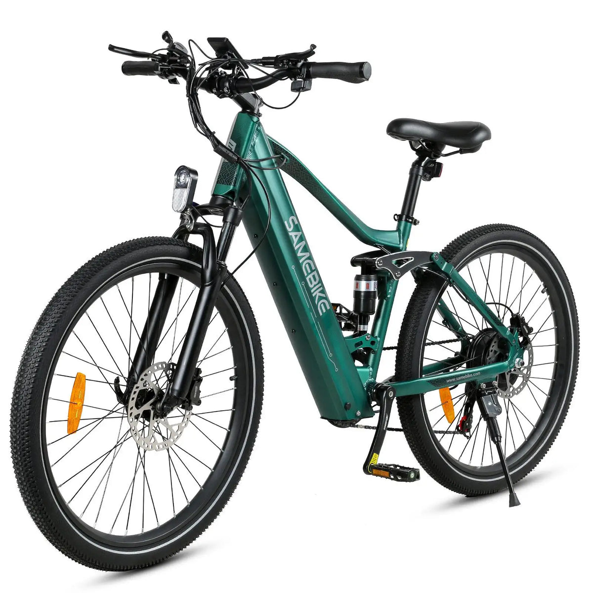 SAMEBIKE XD26-II Electric Mountain Bike, 26-Inch Adult E-Bike, 48V 14Ah Lithium Battery, 60N·m Powerful Motor, Dual-Disc Suspension System, 7-Speed Transmission, Aluminum Frame, Suitable for Urban Commuting and Outdoor Off-R