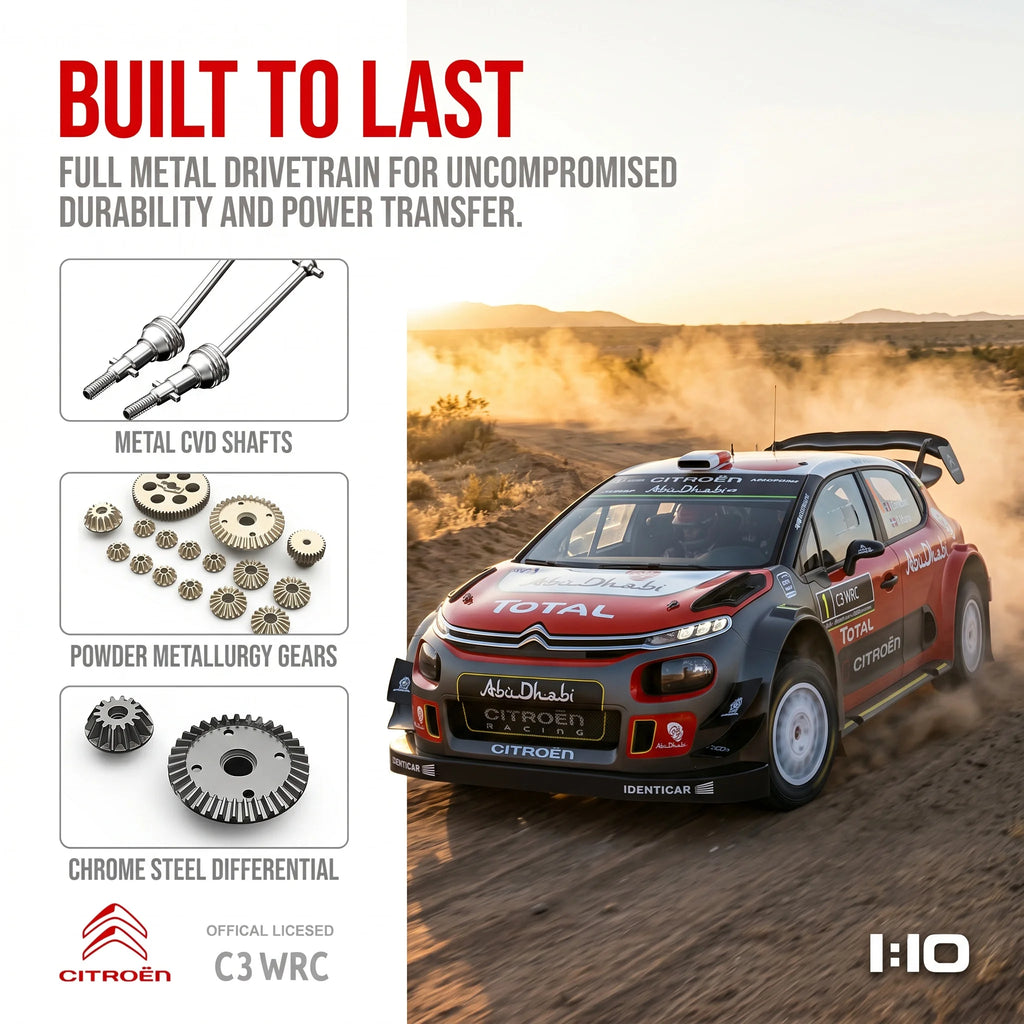 Hyperr Go MJX 10303 1/10 Coche de Control Remoto con Motor sin Escobillas 2S 47KM/H de Alta Velocidad para Derrapes, Juguete 4WD para Derrapes y Escalada, Vehículo de Control Remoto 3S 70KM/H