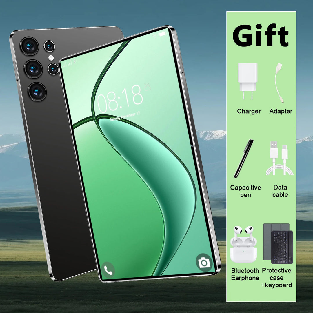 Tableta de gama alta 2026 con pantalla 4K de 10,36 pulgadas, procesador de alto rendimiento de 14 núcleos, Snapdragon 8 Gen2 de última generación, sistema operativo Android 13 con soporte para varios idiomas, memoria ampli