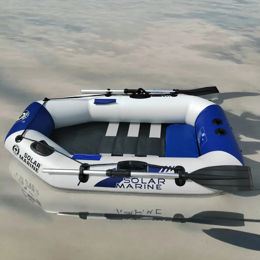 Bote de pesca inflable de PVC Solarmarine, barcos de carreras para una sola persona de 2M y Kayak de surf portátil para adultos, deportes acuáticos al aire libre