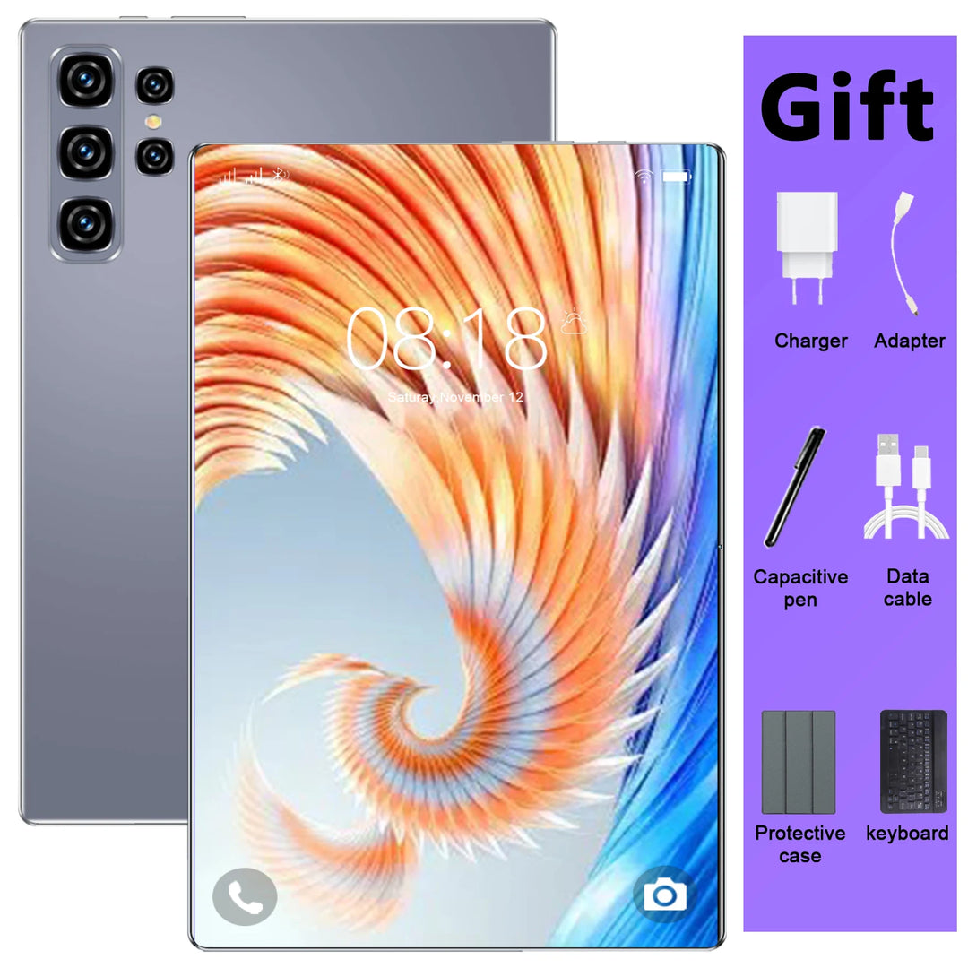 Tablet PC de 10.36 pulgadas con Android 13.0, Google Play, 5G, cámara dual, 14 núcleos, 20000 mAh, doble tarjeta SIM, Bluetooth, Wi-Fi, 16 GB + 1 TB de ROM