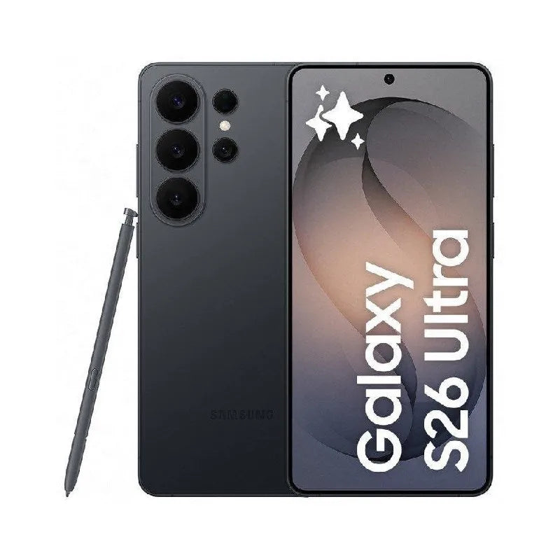 Smartphone Samsung Galaxy S26 Ultra 5G versión europea, Android con Galaxy AI, 12 GB de RAM, 512 GB, pantalla AMOLED LTPO de 6,9", batería de 5000 mAh, carga rápida, cámara de 200 MP, procesador Snapdragon 8 Elite Gen 5