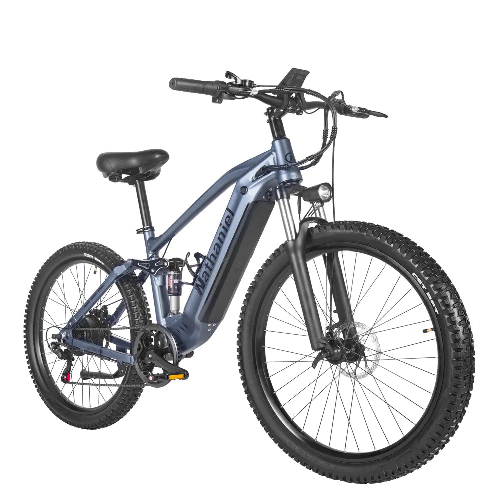 NATHANIEL SYR03 1000W Electric Mountain Bike 48V 20Ah Hydraulic Brakes 27.5'' Tire 3.5'' Color Display with Gifts