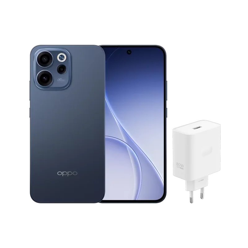 Smartphone OPPO Reno15 FS 5G 8GB+512GB Azul, Snapdragon 6 Gen 1, 6500mAh, 80W, 6.57 pulgadas, cámara de 50MP, garantía oficial OnePlus
