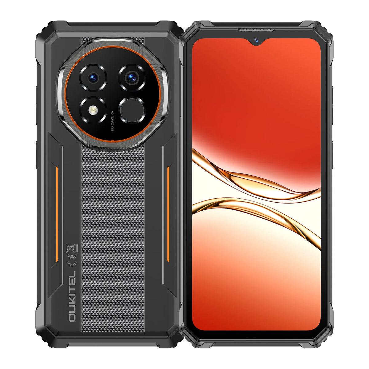 OUKITEL G6 Smartphone Resistente Desbloqueado - 16GB+128GB/256GB, 1TB TF, Pantalla HD de 6.52”, IP68/IP69K, Teléfono Android 16 Resistente, Batería de 10600mAh, 16MP