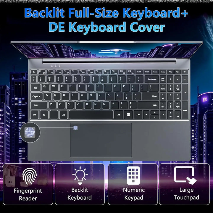 Portátil con procesador Intel Core i9 10980HK, pantalla de 15,6 pulgadas, Windows 11 Pro, ideal para oficina y juegos, 16 GB de RAM, SSD de 1 TB o 2 TB, desbloqueo por huella dactilar, resolución de 1920 x 1080, teclado ret