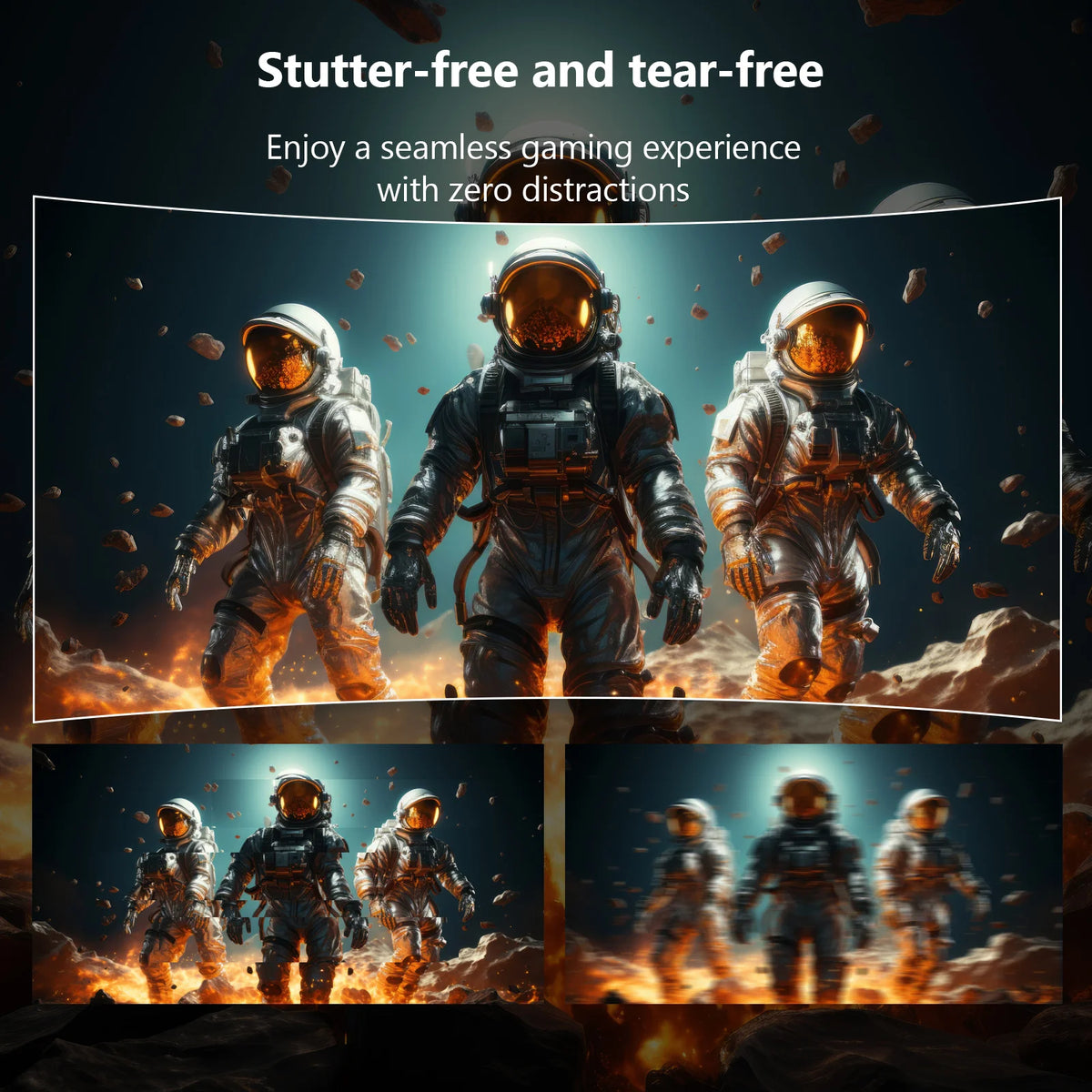 Monitor curvo para juegos Z-EDGE de 27 pulgadas 1K 1920 x 1080 Full HD, 200Hz, 1ms MPRT, panel VA 16:9, HDR10, FreeSync, curvatura 1500R, 350cd/m², 16.7M colores de visualización, Compatible con VESA