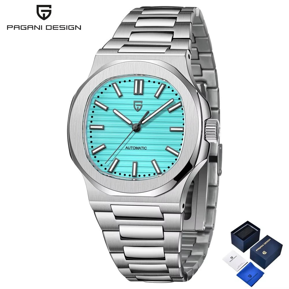 2026 New PAGANI DESIGN Rose Gold Men's Watches Luxury Mechanical Automatic Watch For Men Luminous AR Sapphire Mirror Waterproof Stainless Steel Man Gift Clock