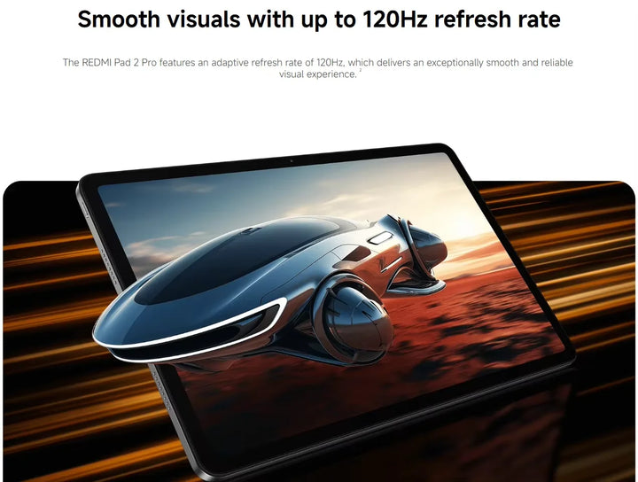 Tablet Xiaomi Redmi Pad 2 Pro con batería de 12000 mAh, pantalla de 12.1 pulgadas 2.5K a 120 Hz, procesador Snapdragon 7S Gen 4 y sistema Xiaomi HyperOS 2