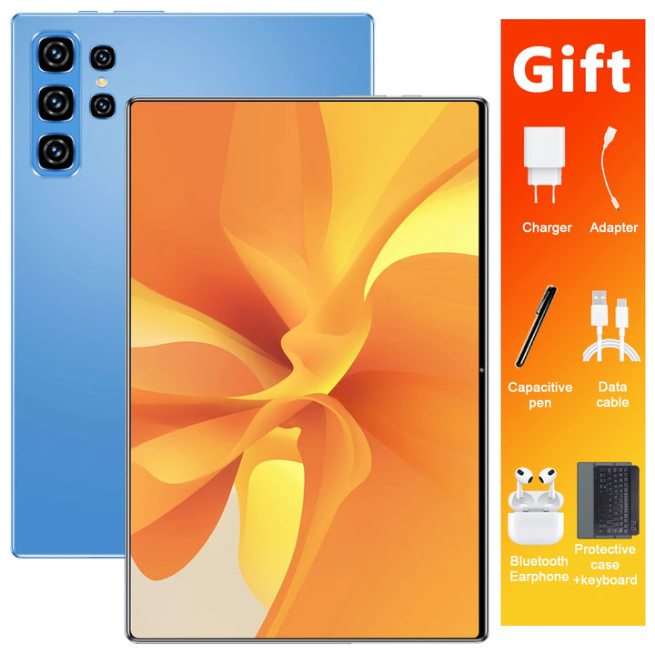 Tableta Android de 10.36 pulgadas, con función de llamada telefónica, Android 13, 16 GB + 1 TB, procesador de 14 núcleos, batería de 20000 mAh, Bluetooth, ideal para estudiar, jugar, trabajar en la oficina, con doble SIM,
