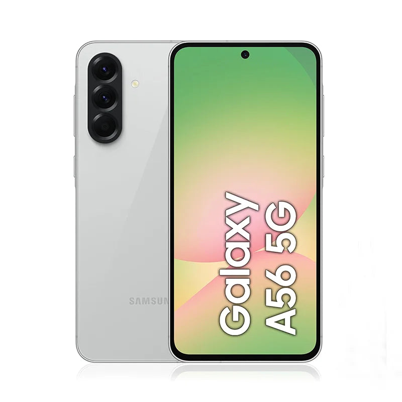 Smartphone Samsung Galaxy A56 5G, 100 % original, pantalla Super AMOLED de 6,7" a 120 Hz, carga de 45 W, batería de 5000 mAh, tasa de refresco de 120 Hz, cámara de 50 MP, smartphone Android, 8 GB de RAM, 256 GB de almacenamiento