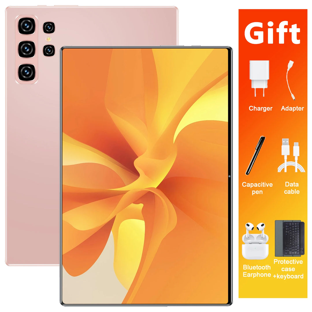 Tableta Android de 10.36 pulgadas, con función de llamada telefónica, Android 13, 16 GB + 1 TB, procesador de 14 núcleos, batería de 20000 mAh, Bluetooth, ideal para estudiar, jugar, trabajar en la oficina, con doble SIM,