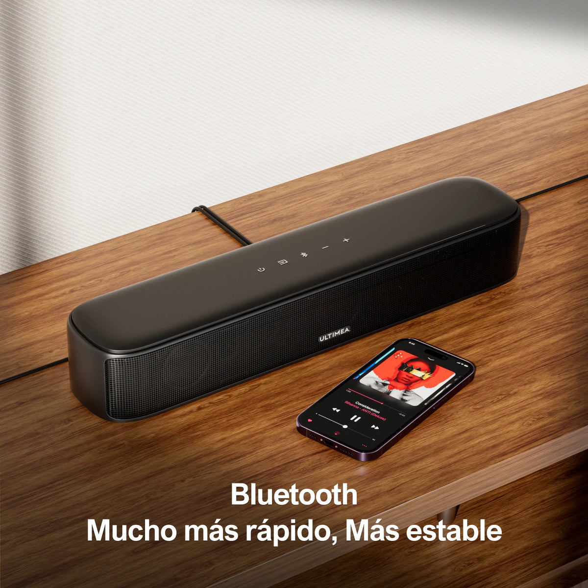 ULTIMEA Barra de Sonido 7.1 para TV con Sonido Surround Virtual, Sistema de Cine en Casa para TV, Control por App