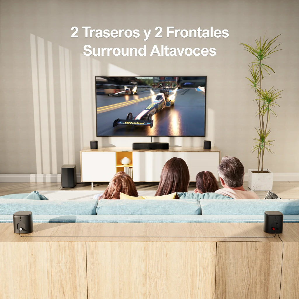 ULTIMEA Barra de Sonido 7.1 para TV con Sonido Surround Virtual, Sistema de Cine en Casa para TV, Control por App