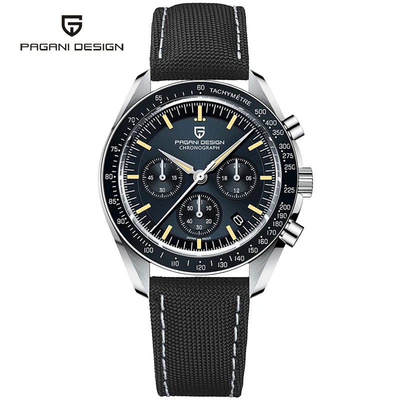 2026 New PAGANI DESIGN Planetary Series Saturn Light Tan Luxury Quartz Watch Men Speed Sport Chronograph AR Sapphire crystal Wristwatch Men  Locally Shipped in the EU