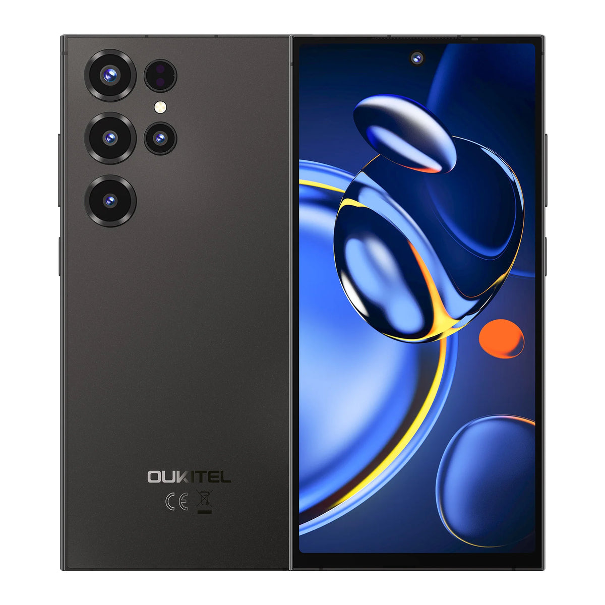 Smartphone OUKITEL C67, Pantalla de 6.73" y 120Hz, Hasta 24GB de RAM (6+18) + 256GB de ROM, Batería de 5000mAh, Cámara Principal de 64MP, Android 16, Ultra Delgado de 8.7mm