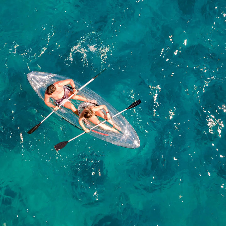 Kayak Inflable Transparente con Accesorios 312 cm 2 Plazas ﻿