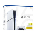 Ps5 Slim White Edition Console (1Tb) – E Chassis – Version with Reader – 1 Dualsense Controller