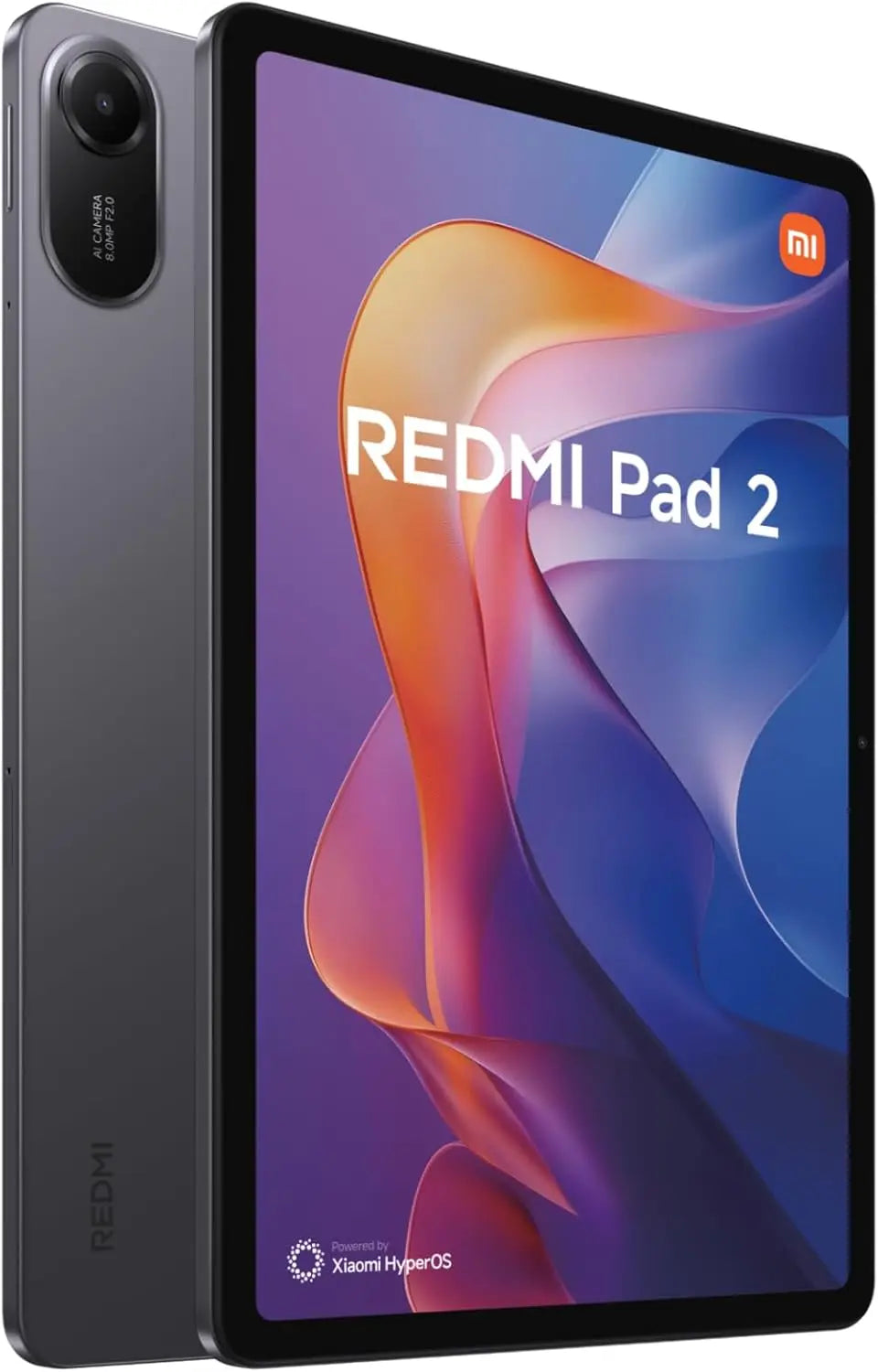 Xiaomi Redmi Pad 2 Tableta, Pantalla 11" 2.5K 90Hz, Procesador MediaTek Helio G100-Ultra, Batería 9000mAh, Carga rápida, WiFi 5 IPv6, HyperOS, Cámara 8MP, 100% Authentic &amp; Brand New