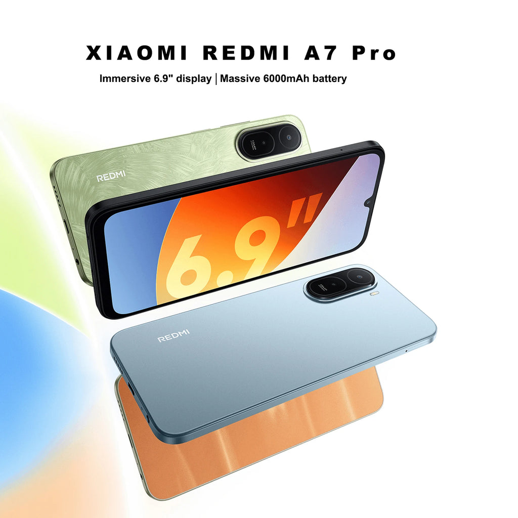 Smartphone Xiaomi REDMI A7 Pro 4G, pantalla HD+ de 6,9" a 120 Hz, batería de gran capacidad de 6300 mAh, carga rápida de 15 W, cámara principal de 13 MP