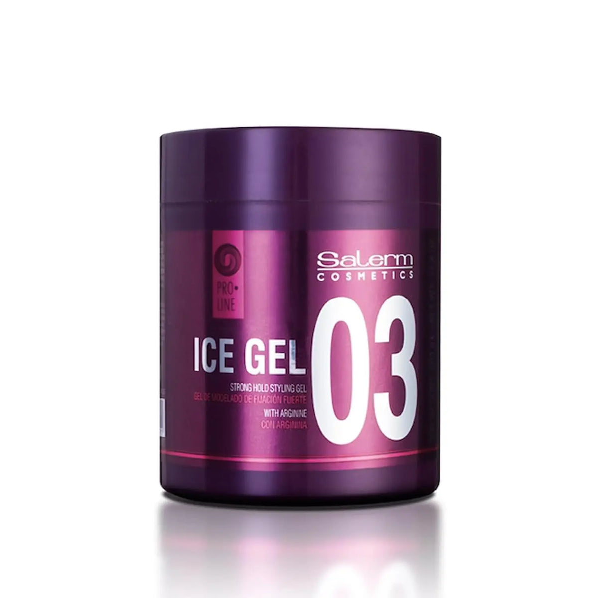 SALERM  COSMETICS   ICE GEL GEL DE MODELADO DE FIJACION FUERTE 500ML