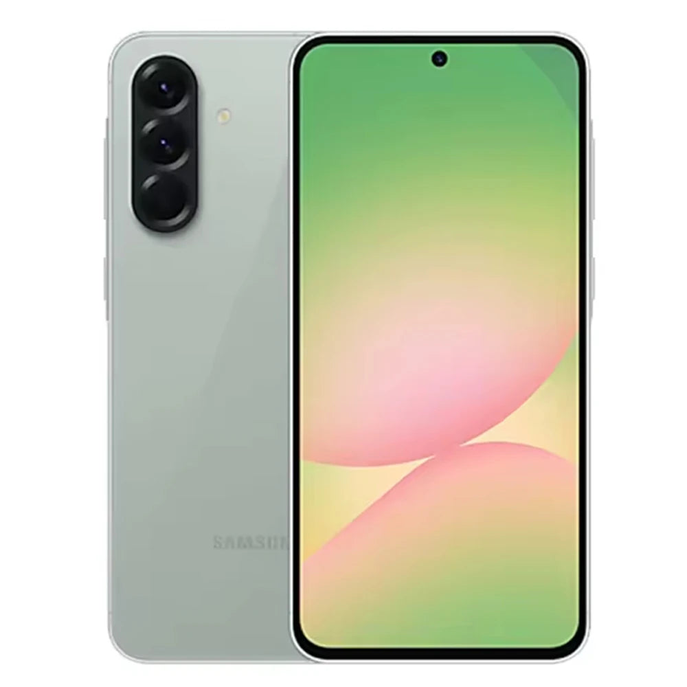 Smartphone Samsung Galaxy A56 5G, Exynos 1580, pantalla Super AMOLED de 6,7" a 120Hz, cámara triple de 50MP, batería de 5000mAh, Android 15, 8GB de RAM + 128GB de ROM, resistente al agua IP67, Dual SIM, versión para Oriente Medio.