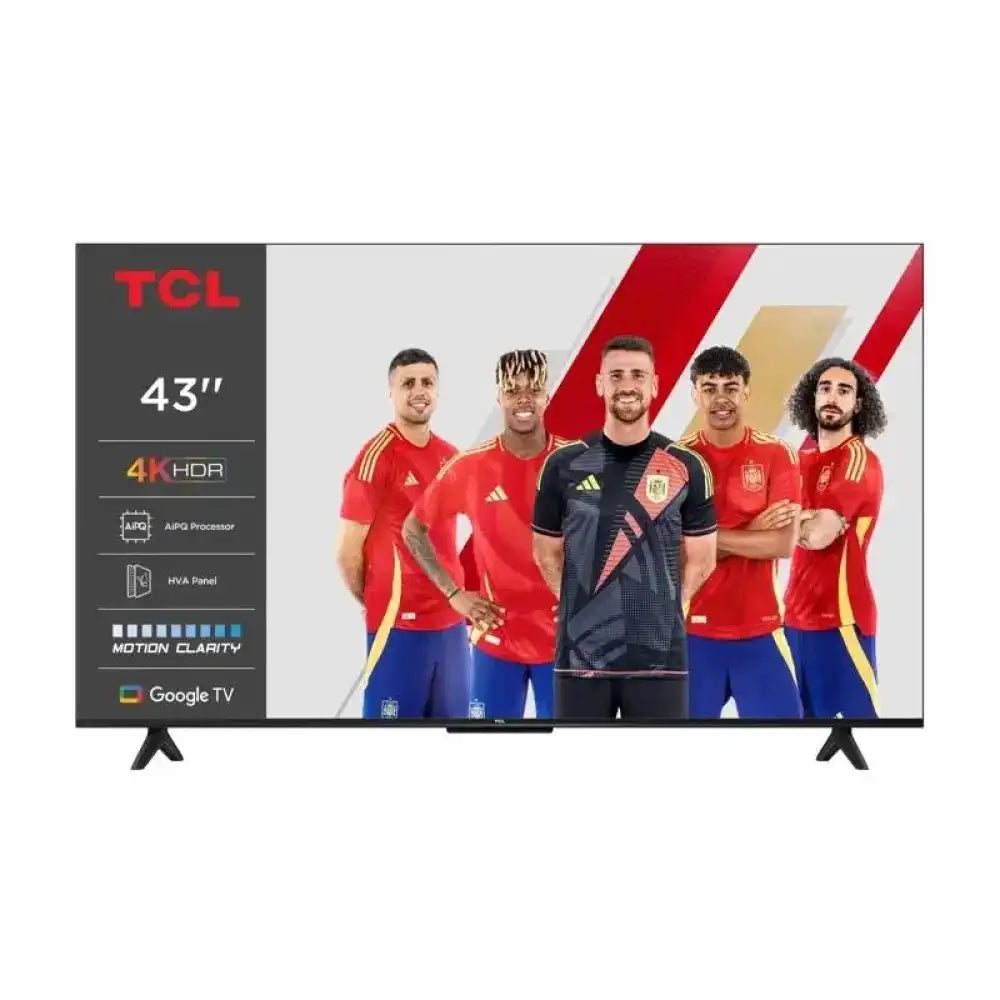Tcl led 43p6k 43" 4k uhd google tv dolby atmos aipq bluetooth wifi 5