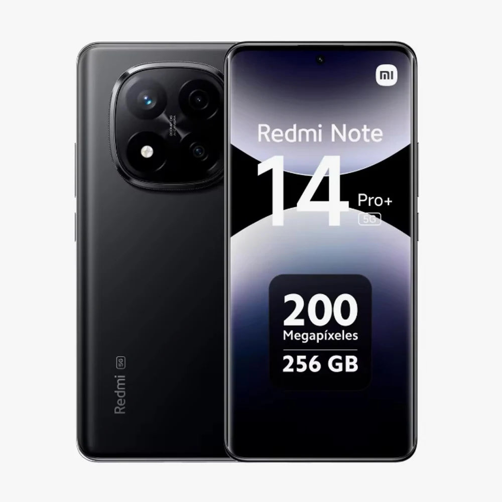 Xiaomi Redmi Note 14 Pro+ 5G 12+256GB smartphone with 6.67" AMOLED FHD+ 120Hz display, Snapdragon 7s Gen 3, 200MP camera, 5110mAh battery, and 120W fast charging, perfect for high-performance mobile connectivity.