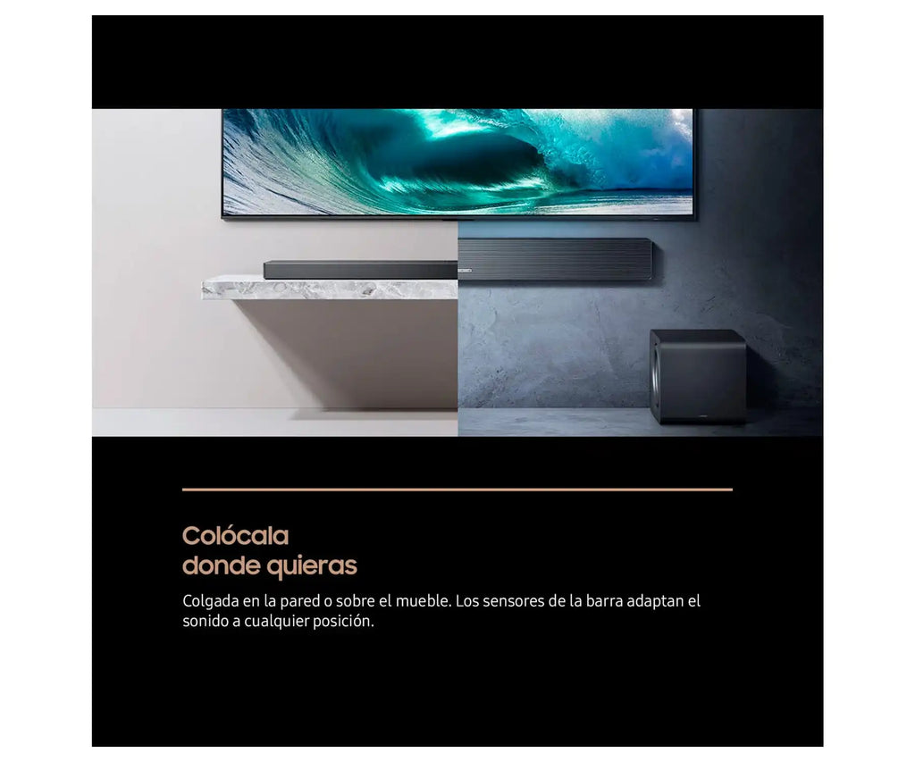 Samsung HW-QS700F Negro / Barra de sonido Serie Q 3.1.2 con Subwoofer y Dolby Atmos 2025