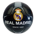 Real Madrid New Import Balón de Fútbol 64249 Negro Unisex - Diámetro 21cm - Detalles Estampados - Producto Oficial y Original