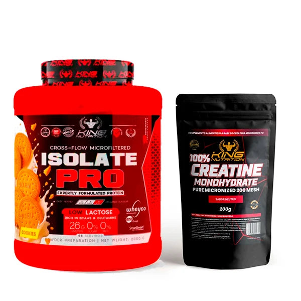 King Nutrition  Pro Isolate Protein 2Kg Proteína Isolada + 200gr de creatine monohydrate*