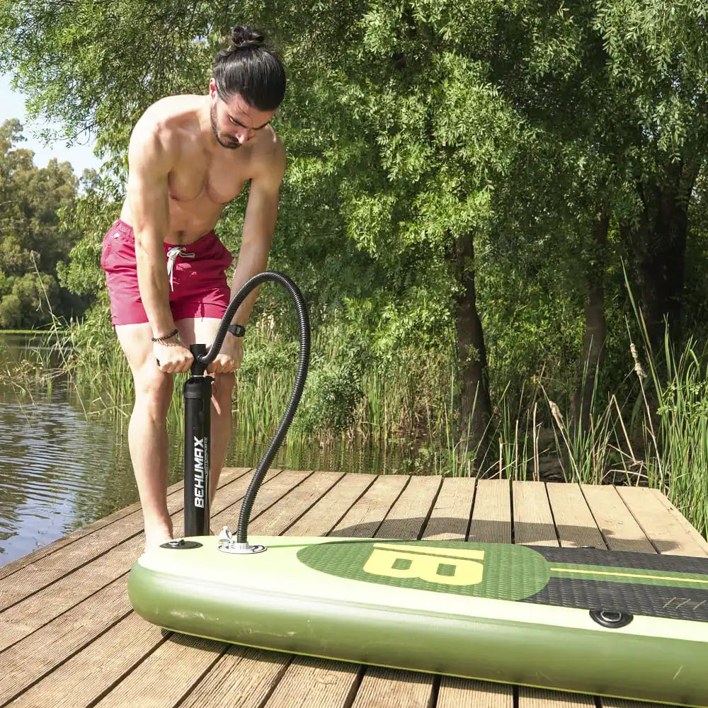 BEHUMAX - Tabla de paddle surf hinchable Be Wave Mediterranean 10&