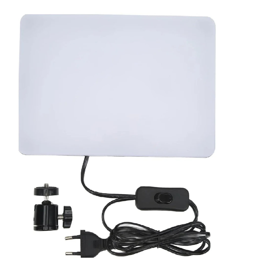 LUZ LED 11- PROFESIONAL CON REGULACIÓN DE BRILLO Y COLOR + MANDO A DISTANCIA, IDEAL PARA FOTOS Y VÍDEOS HD 220-240V
