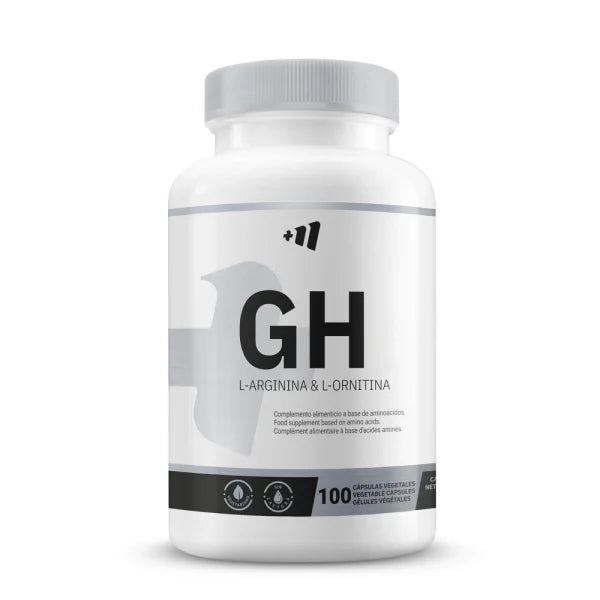 GH (Arginina y Ornitina) - 100 Cápsulas Vegetales de MM Supplements