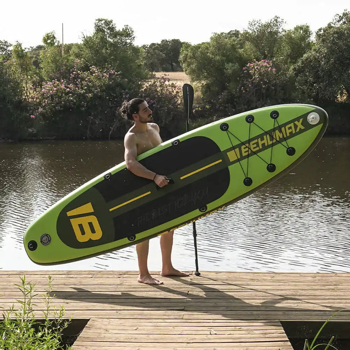 BEHUMAX - Tabla de paddle surf hinchable Be Wave Mediterranean 10&