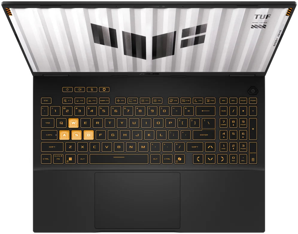 Asus tuf gaming f16 tuf608jmi-tu345 - 16" wuxga 144hz gaming laptop (core i5-14450hx. 16gb ram. 512gb ssd. rtx 5060 8gb. no operating system) jager gray - spanish qwerty keyboard