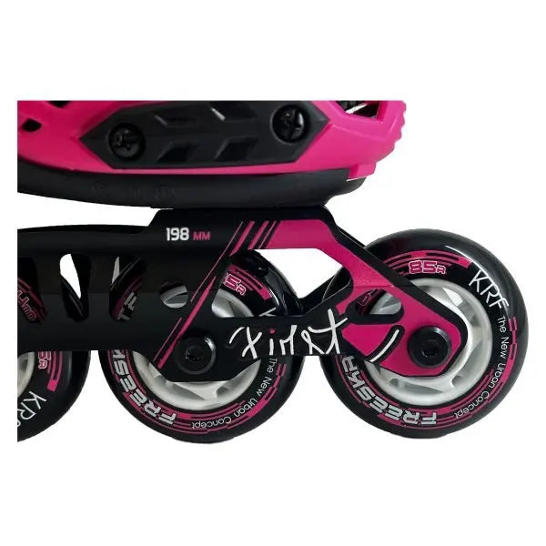 KRF PATÍN FREESKATE AJUSTABLE HARD FIRST NEW PINK